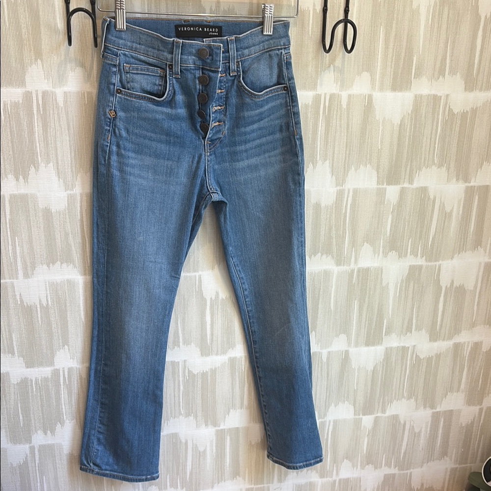 Veronica Beard Blue High Rise Jeans